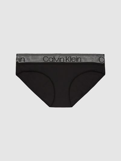 Calvin Klein Underwear HU592943 | Calvin Klein Logo Lace Női Bikini Alsó Fekete